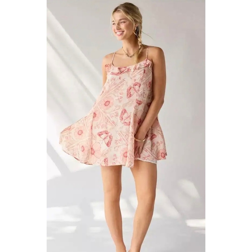 🦋 Kimchi Blue Swing Time Ruffle Babydoll Mini Dress 🦋